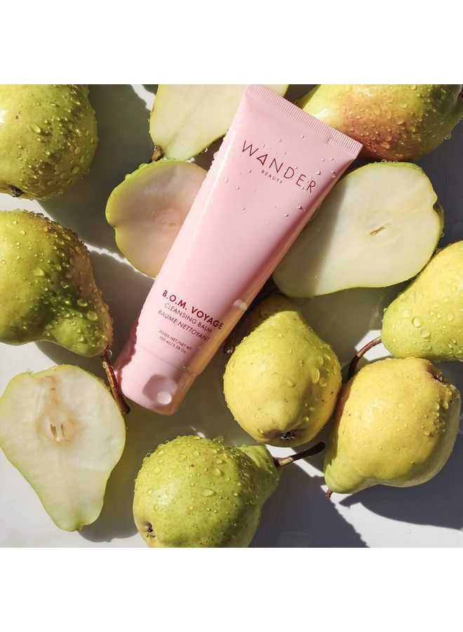 Wander Beauty B.O.M Voyage Cleansing Balm Melt Away Cleanser And Makeup Remover For Eyes & Face Cleansing Balm Makeup Remover Nourishing Face Wash Transforming Balm To Oil To Milk Cleanser - Image 4