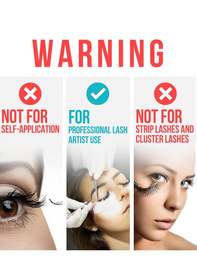 Stacy Lash - Lightning Speed Eyelash Extensions Glue - Stacy Lash 5ml /0.17 fl.oz / 0.3 Sec Dry/Retention - 6-8 Weeks/Black Adhesive/Professional Supplies - Image 1
