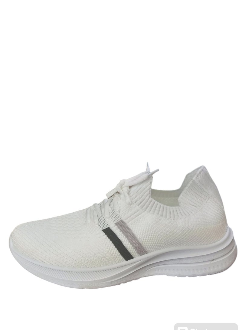 Slip on sport shoes for unisex 2024 white