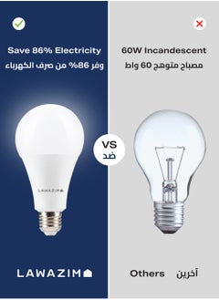 LAWAZIM 20W LED Bulb A80 E27 - 2 Piece 6500K Daylight - Energy Saving 105W Equivalent Non-Dimmable Lightbulbs with 1600 Lumens and a Lifespan of 15,000 Hours - for Home, Kitchen, and Bedroom Lighting  - Image 5