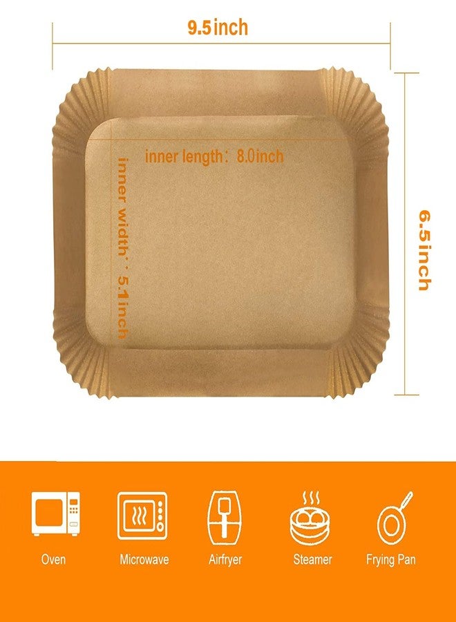 CEGOUT 100 Pcs Ninja Air Fryer Liners Disposable, Non-Stick Parchment Paper for Ninja DZ201, DZ401, DZ550 & Compatible with Cosori, Chefman, Dual Air Fryers - Image 2