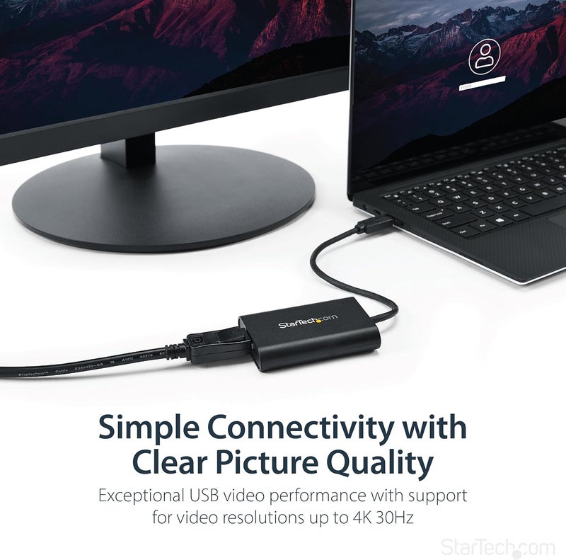 Star Tech .com USB 3.0 to DisplayPort Adapter, USB DP Monitor Converter for Windows, 4K, TAA (no support for macOS/ChromeOS/Linux) - Image 4