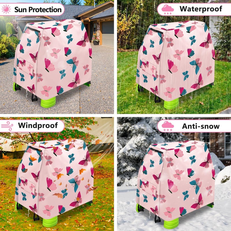 Infowush Kids Water Table Cover for Step 2 Rain Showers Splash Pond Water Table, Outdoor Play Toys Cover for Water Table for Toddlers 1-3, Waterproof Dust Proof Water Table Accessories-Cover onlyï¼ˆAï¼‰ - Image 4
