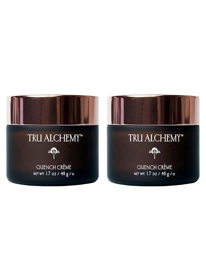 Tru Alchemy Quench Crème Daily Facial Moisturizer | Hyaluronic Acid, Vitamin C, & Bakuchiol (better than Retinol) | Daily Firming Skin Moisturizer Face Cream for Women | 1.7 fl oz/48 g (2-Pack) - Image 1