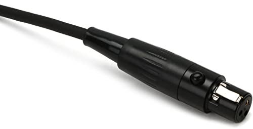 Audix كابل AUDIX CBLM25 Mini XLR أنثوي إلى XLR ذكري ميكروفونات سلسلة Micro، 25 قدم - أسود - Image 4