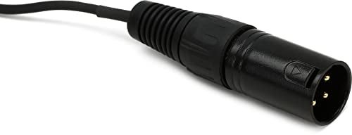 Audix كابل AUDIX CBLM25 Mini XLR أنثوي إلى XLR ذكري ميكروفونات سلسلة Micro، 25 قدم - أسود - Image 3