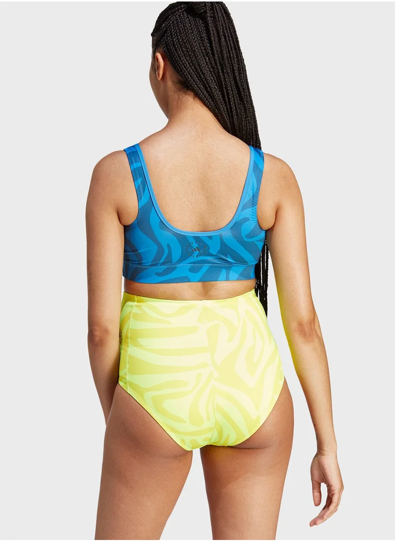 adidas By Stella McCartney Logo Maternity Bikini Top