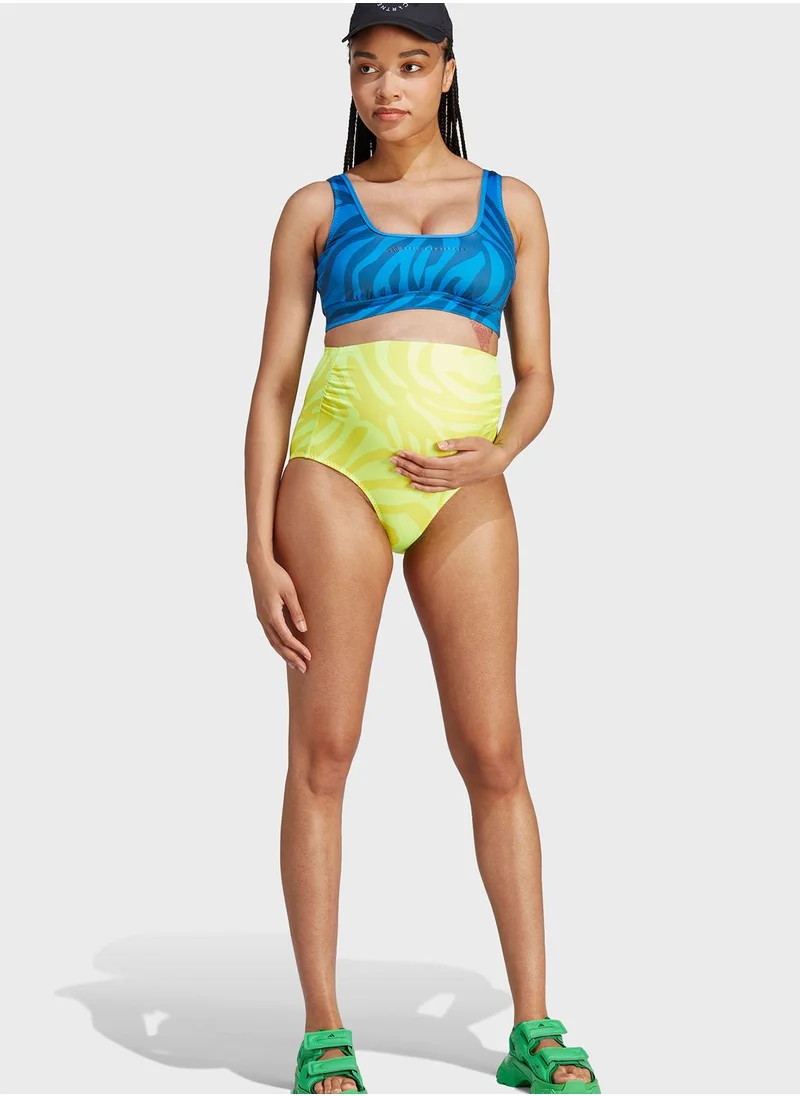adidas By Stella McCartney Logo Maternity Bikini Top
