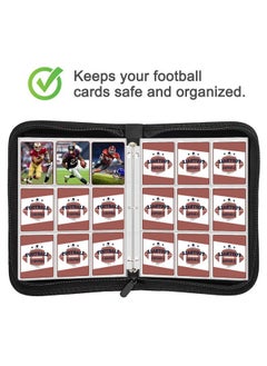 POKONBOY POKONBOY 9-Pocket Football Card Binder, Trading Card Holder with Sleeves Card Collectors Album Hold Up to 900 Cards, Fit for Football Cards Baseball Cards Sport Trading Cards  - Image 5