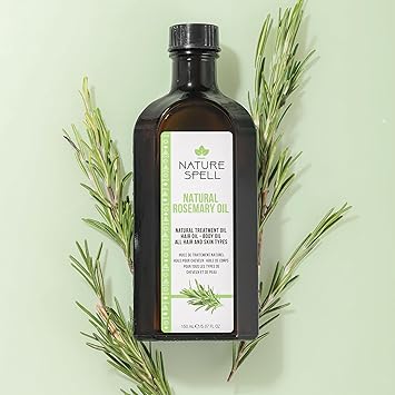 Nature Spell Rosemary Oil for Hair Skin 150 ml with FlexiFlow Detangling Hair Brush Rosemary Oil for Hair Growth Eliminates Knots Reduces Breakage Made in the UK - Image 4