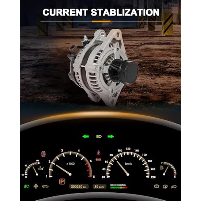 ROADFAR Alternator Compatible for for Toyota for RAV4 3.5L 2006 2007 2008, Replace 11323 - Image 4