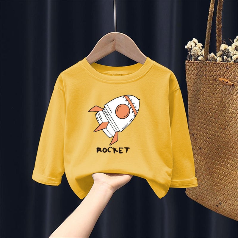 H2215# Boys And Girls Long Sleeve T-Shirt Autumn Children'S Autumn Baby Foreign Style T-Shirt Cotton Casual Coat Tide - Image 5