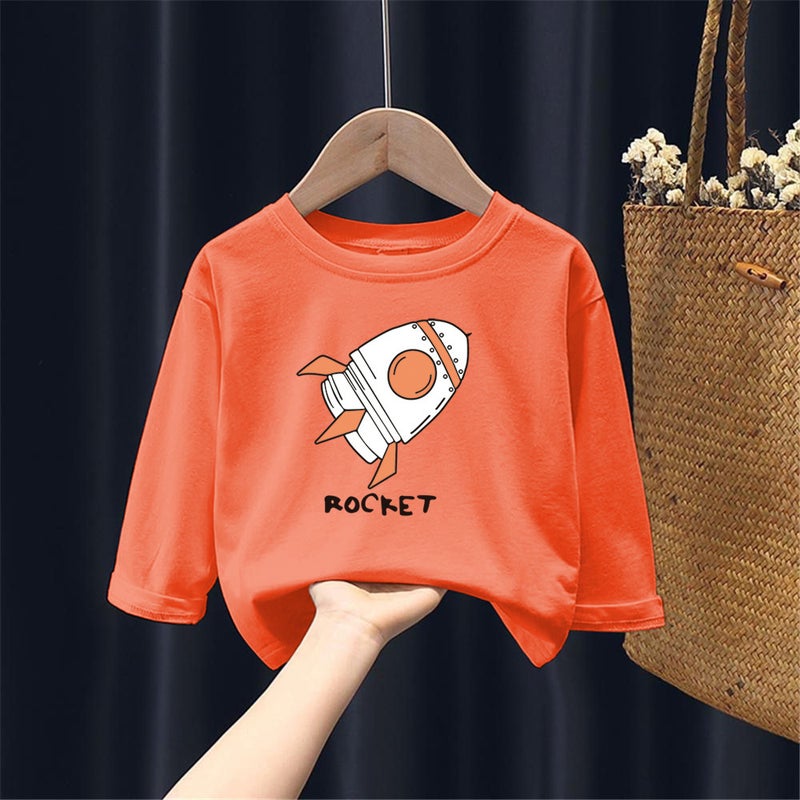 H2215# Boys And Girls Long Sleeve T-Shirt Autumn Children'S Autumn Baby Foreign Style T-Shirt Cotton Casual Coat Tide - Image 3