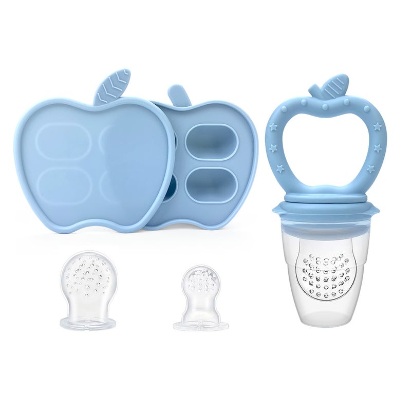 2026 New Bite-Size Fruit Feeder for Babies - Silicone Teether & Food Supplement Tool