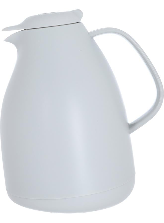 Timeless Glass Penguin Thermos 1 Liter Plastic Body Light Grey - Image 1