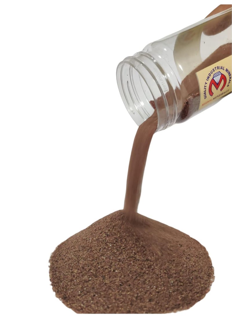 KEDIA MINERALS Kedia Minerals Garnet Sand for Sand Blasting Water Jet Cutting Sand Paper Water Filteration 5 KG  - Image 4