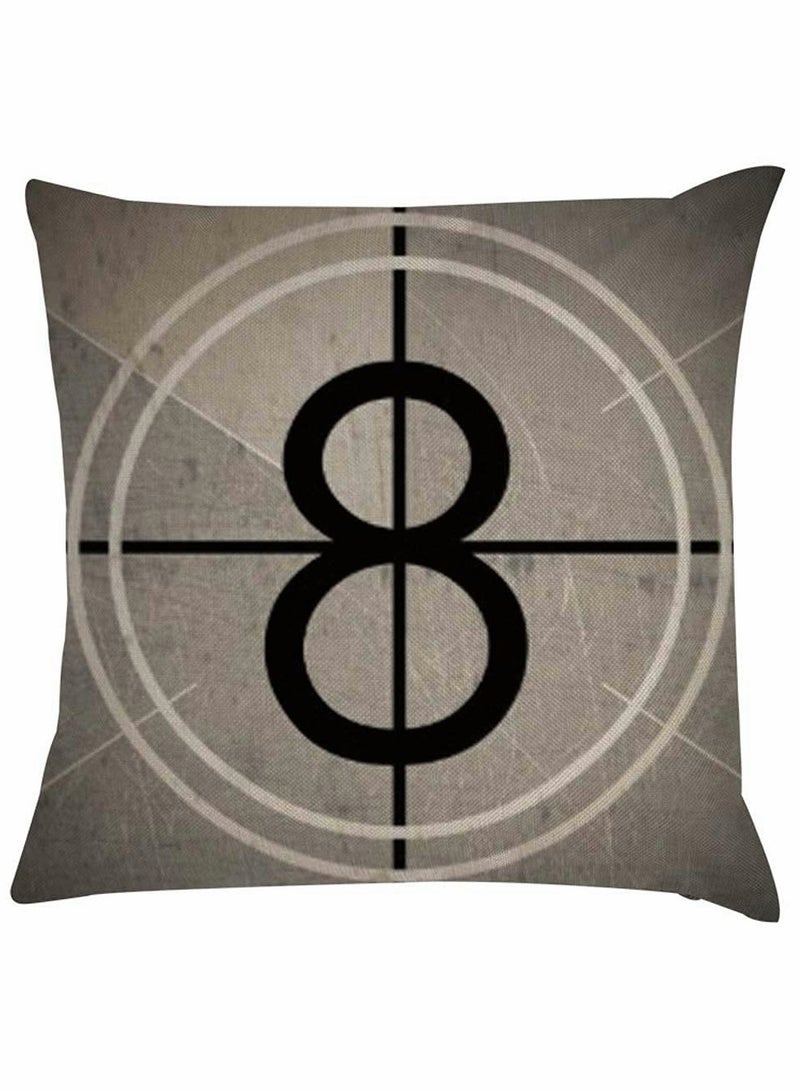 SYOSI 4 Pcs Cinema Popcorn Pillow Case Movies Playing Board Sofa Waist Throw Cushion Cover Home Decor (45x45 cm) - Image 3