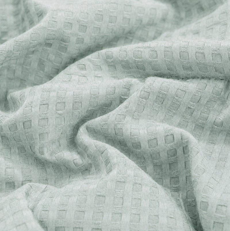 HOMETOPIA Waffle Texture Comforter Set 6 PCS, Luxury Hotel Style Bedding, King Size 264×229 cm, Soft Breathable Quilt, White Sheet Set, All Season - Image 5