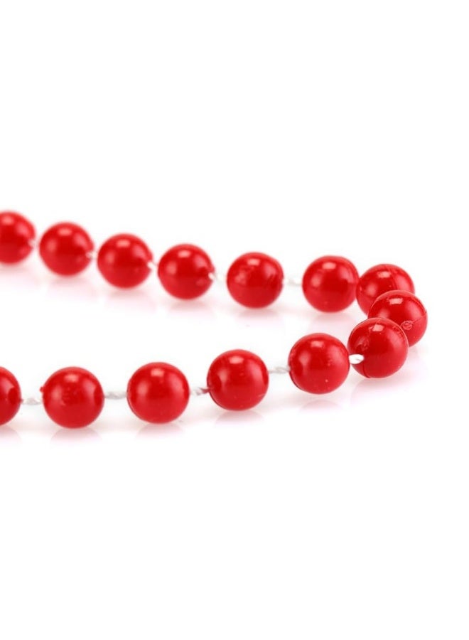 BinaryABC Neon Beads Beaded Necklace for 70s 80s Halloween Party Dress Accessories 6pcs(6 color) - Image 5