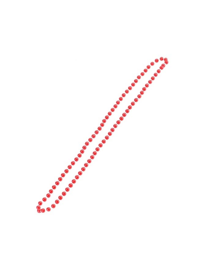 BinaryABC Neon Beads Beaded Necklace for 70s 80s Halloween Party Dress Accessories 6pcs(6 color) - Image 1