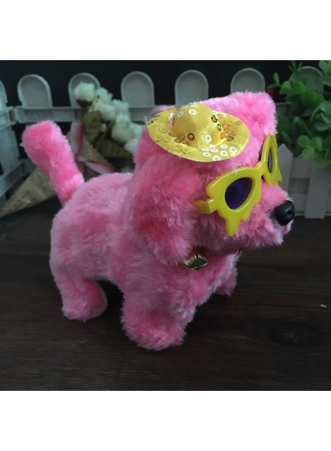 Electric Toy Dog Hat Wearing Glasses Children's Street Stall Interactive Sensory Development Electric Dog Toy For Kids-Color:glasses Dog  - Image 3