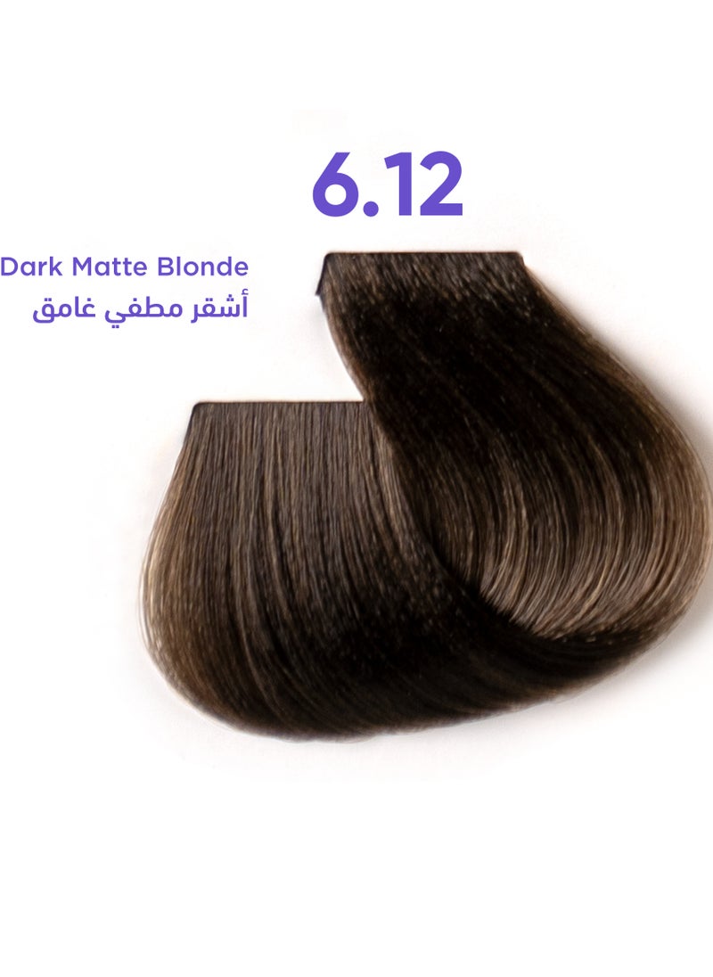 1B - 1B Hair Dye Dark Matte Blonde Color 6.12 Tress Tones Tyrosine Enriched 100ML - Image 1