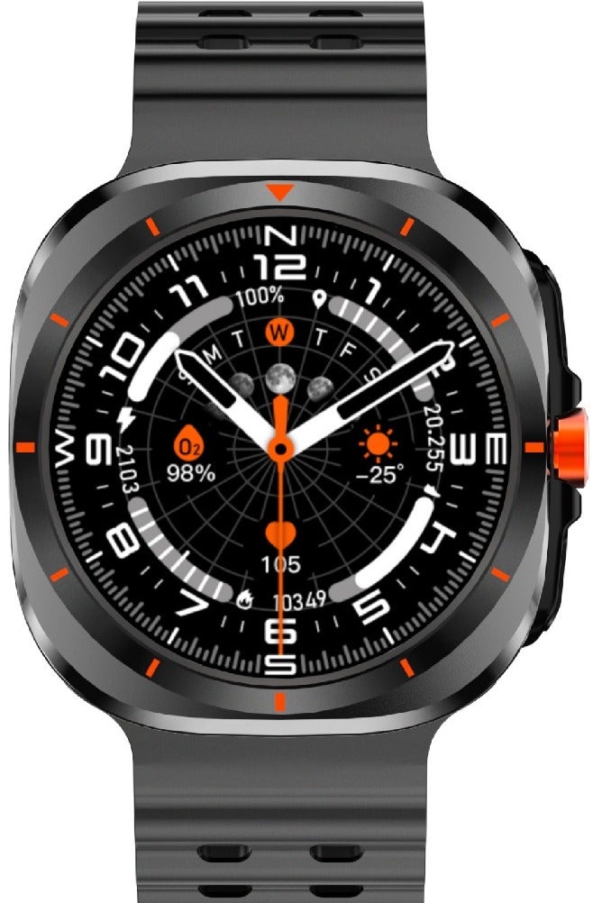 GREEN LION Strive Smart Watch 1.52 inch TFT IPS Display/ Blood Pressure, Oxygen/ Pedometer/ 5Days Working Time / Ai Voice Assistant/ Music Player & Inbuilt Games - Black - Image 2