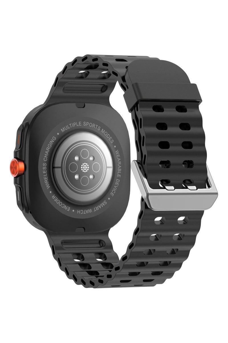 GREEN LION Strive Smart Watch 1.52 inch TFT IPS Display/ Blood Pressure, Oxygen/ Pedometer/ 5Days Working Time / Ai Voice Assistant/ Music Player & Inbuilt Games - Black - Image 3