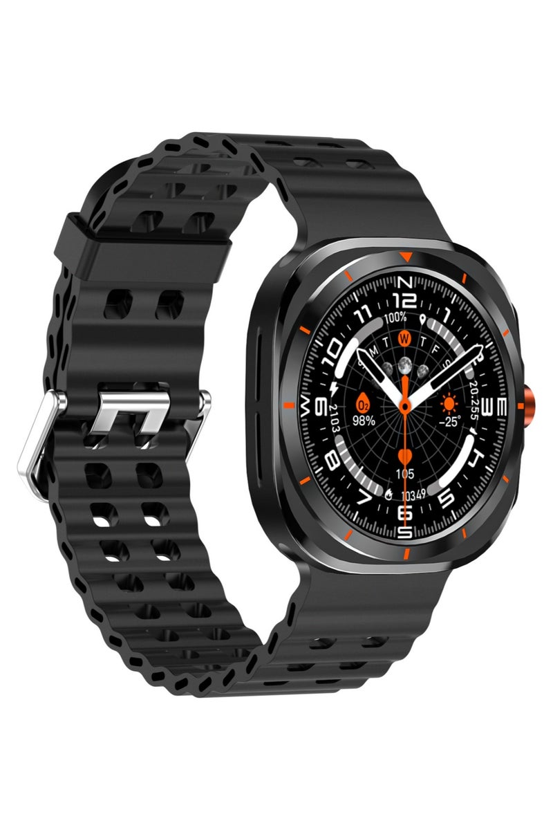 GREEN LION Strive Smart Watch 1.52 inch TFT IPS Display/ Blood Pressure, Oxygen/ Pedometer/ 5Days Working Time / Ai Voice Assistant/ Music Player & Inbuilt Games - Black - Image 4