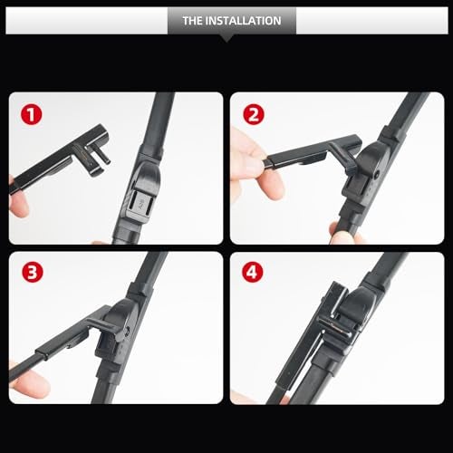 GARDIMU Replacement for Porsche Cayenne 2011-2018 Front and Rear Windshield Wiper Blades-Original Design Style All-seasons Car Window Wipers 2011 2012 2013 2014 2015 2016 2017 2018 - Image 5
