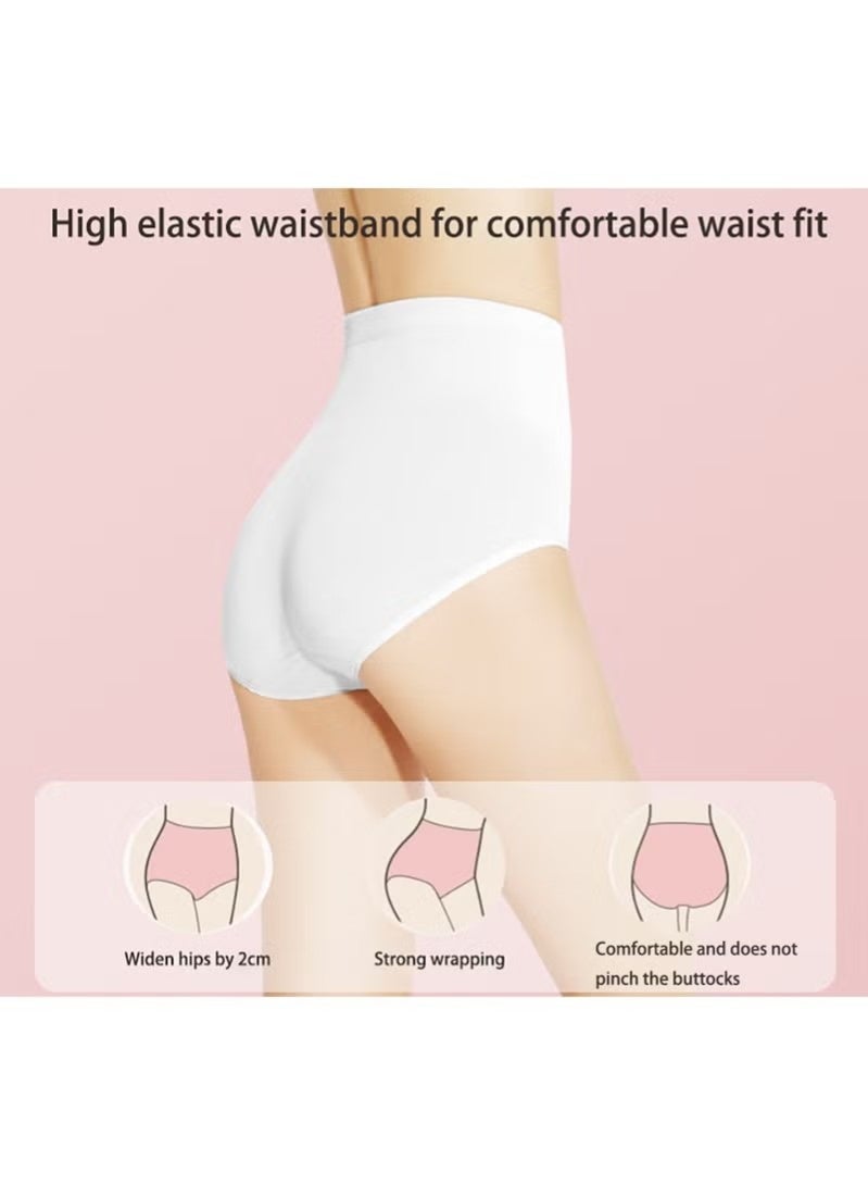 Realfrog 10PCS Disposable Briefs Women’s Disposable Briefs Pure Cotton Underwear for Travel High Cut Briefs Disposable Maternity Underwear Disposable Panties Girls Travel Underwear Disposable（XXL） - Image 3