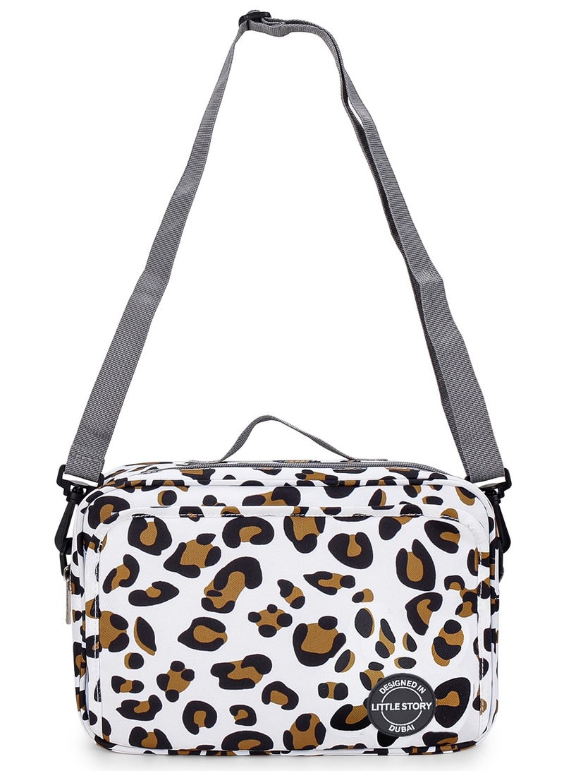 Little Story Baby Diaper Changing Clutch Kit With Detachable Shoulder Strap - Leo  - Image 3