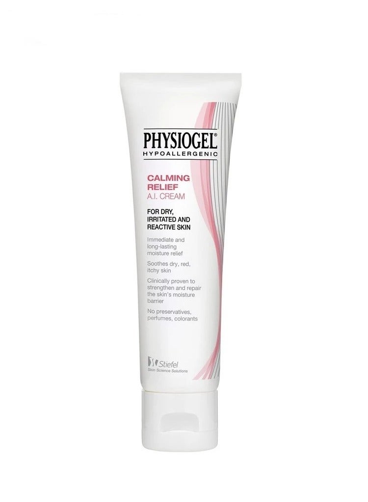 PHYSIOGEL Calming Relief A.I. Cream (For Dry Irritated & Reactive Skin) 50ml - Image 1