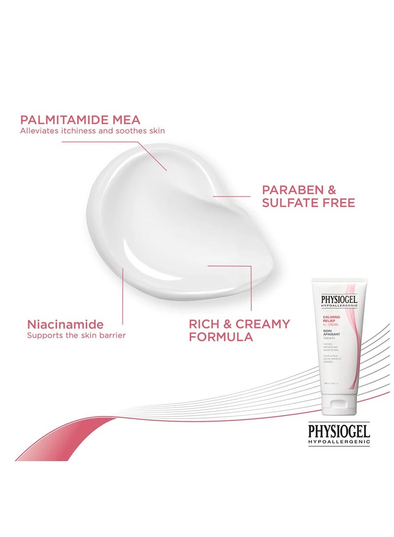PHYSIOGEL Calming Relief A.I. Cream (For Dry Irritated & Reactive Skin) 50ml - Image 3