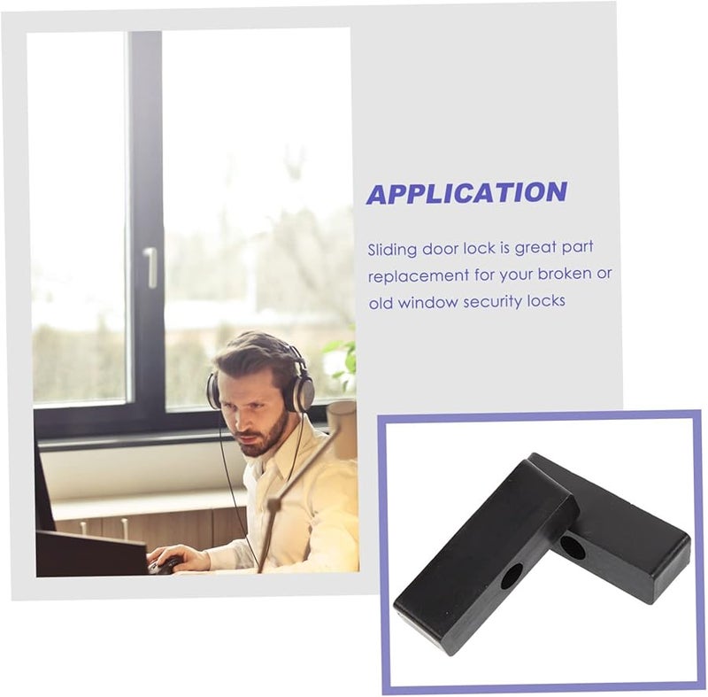 10 Pack Child Proof Sliding Window Stoppers Security Locks White - Image 4