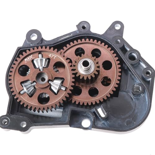 KYX Racing Aluminum Rear Transmission Gear Set Upgrades Accessories for 110 RC Crawler Car Tamiya Hotshot II - Image 5