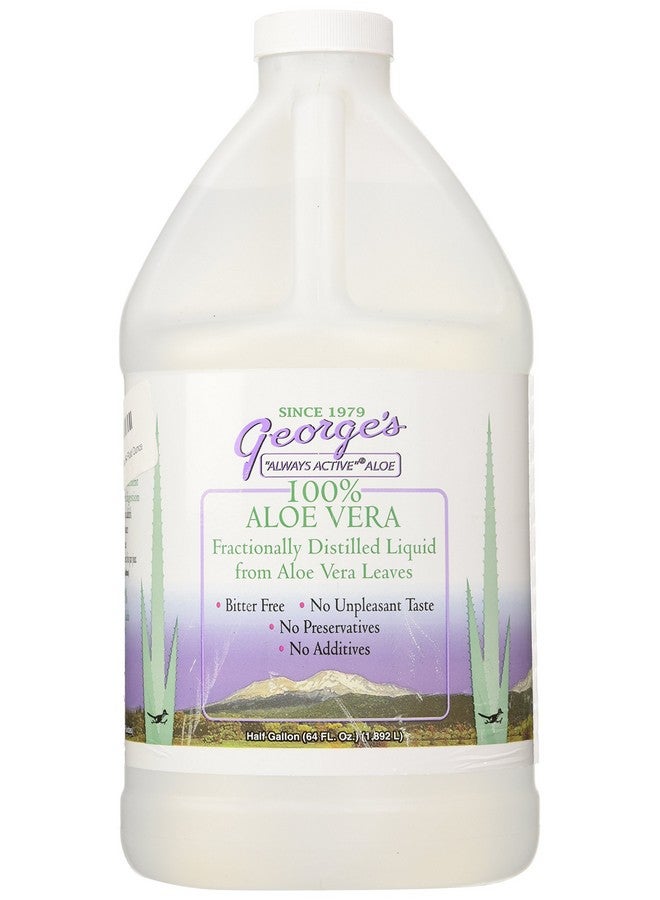 George's Aloe Vera Supplement Softgel 64 Fluid Ounce 100% Always Active Aloe Vera Liquid - Image 2