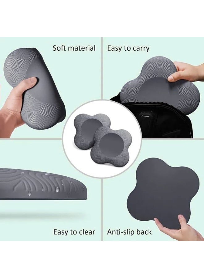 Chase Up 2PCS Yoga Knee Pads for Women & Men - Extra Thick Foam Exercise Pads - Non-Slip Gym Cushion for Knees, Elbows & Hands - Lightweight & Durable Workout Accessories, Yoga Essentials - Image 3