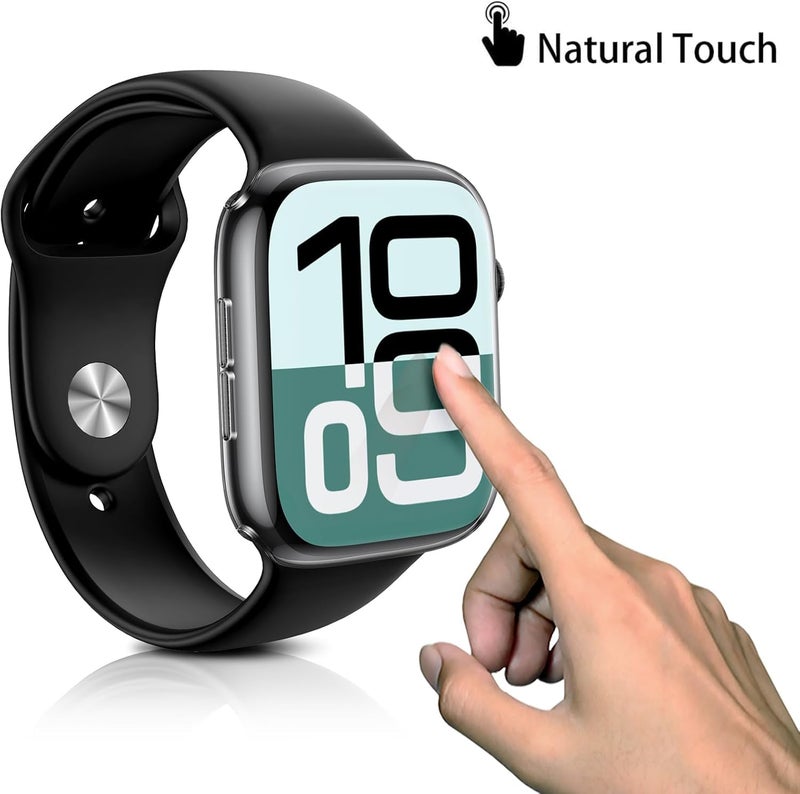 OJOS Case with Screen Protector Compatible with Apple Watch 10 (2024) 42mm, Slim Guard Bumper, Full Coverage Soft TPU Protective Cover, Clear - Image 3