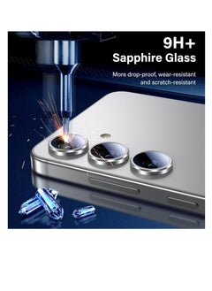ماركة غير محددة Camera Lens Protector for Honor X8b Accessories, 9H Tempered Glass Metal Individual Ring Camera Cover Screen Protector, Case Friendly, Anti Scratch (gray)  - Image 4