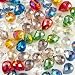 ARPOVIST 100pcs Mixed Color Faceted Crystal Glass Beads 8x10mm 8 Colors Shiny Teardrop Beads for Jewelry Making Rainbow Crystal Bead for Bracelet Necklace Earring DIY Craft - Image 2