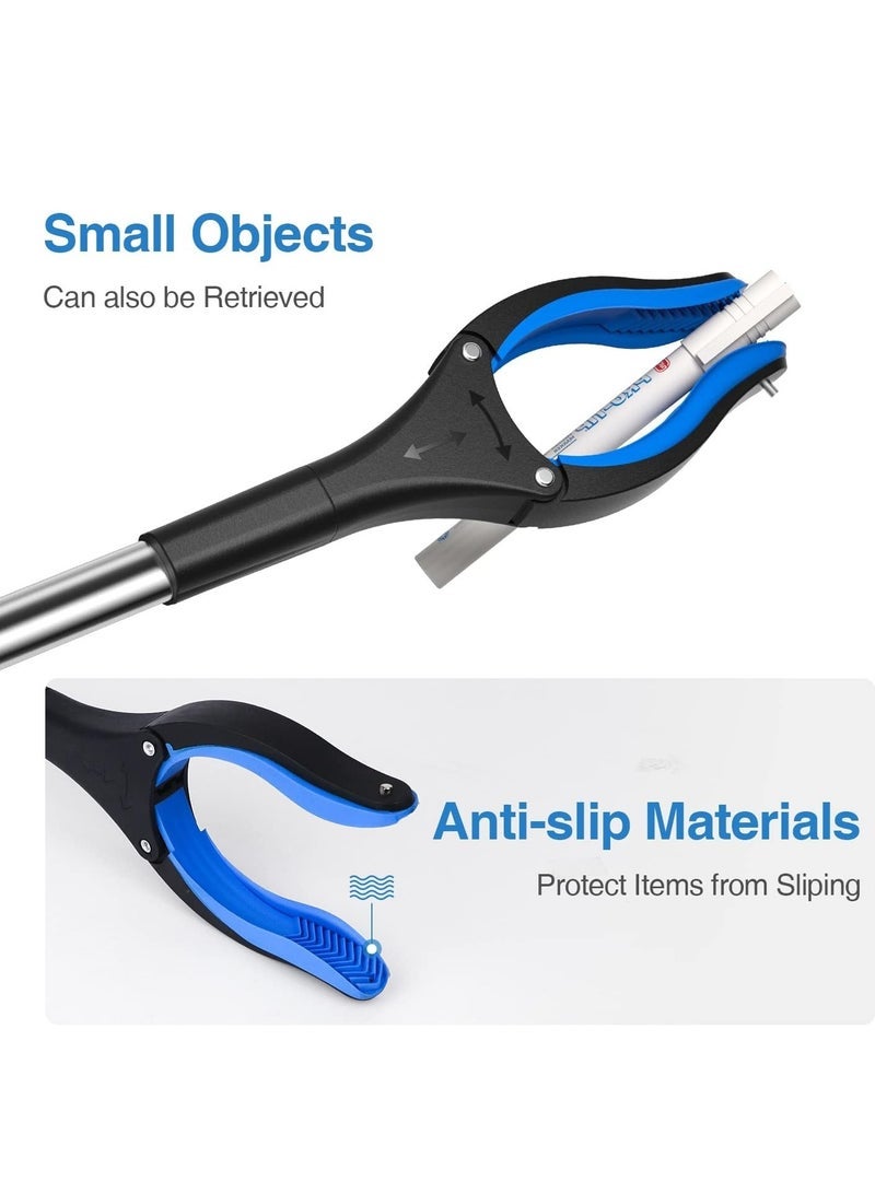 Generic Grabber Reacher Tool - 2 Pack - Newest Version Long 32 Inch Foldable Pick Up Stick - Strong Grip Magnetic Tip Lightweight Trash Picker Claw Reacher Grabber Tool Elderly Reaching  - Image 3