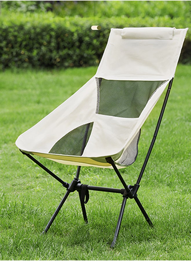 Sharpdo - Camping Chair Portable Folding Chairs with Storage Bag High Back Oxford Cloth Portable Collapsible Chairs for Outdoor Camp Picnic Hiking Beach Lawn Travel - Image 1
