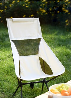 Sharpdo Camping Chair Portable Folding Chairs with Storage Bag High Back Oxford Cloth Portable Collapsible Chairs for Outdoor Camp Picnic Hiking Beach Lawn Travel  - Image 3