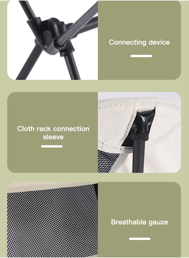 Sharpdo - Camping Chair Portable Folding Chairs with Storage Bag High Back Oxford Cloth Portable Collapsible Chairs for Outdoor Camp Picnic Hiking Beach Lawn Travel - Image 1