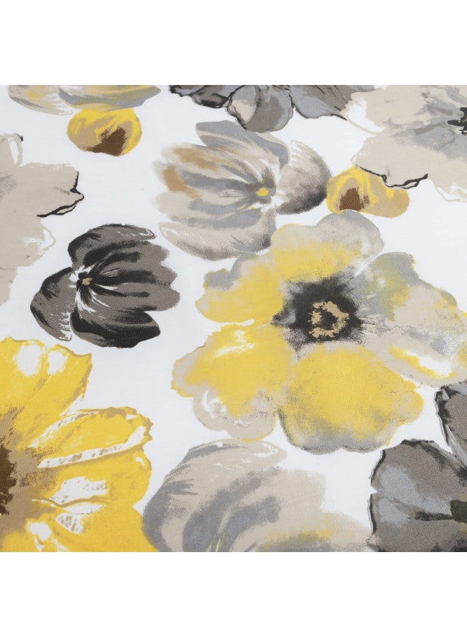 Lush Decor Lush Decor Leah Soft 6 Piece Sheet Set, Queen, Yellow & Gray  - Image 4