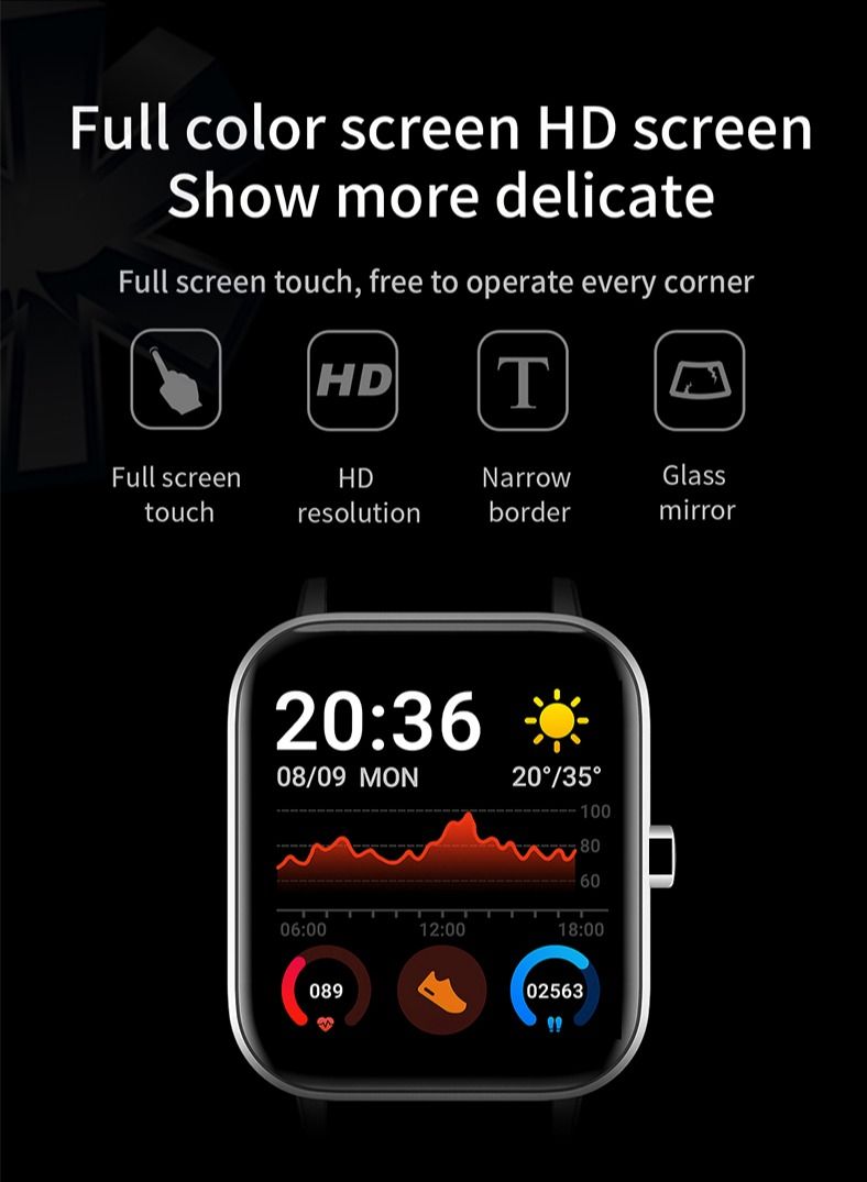 NIBEMINENT Health Monitoring Waterproof Smartwatch  H10 Pro - Image 3