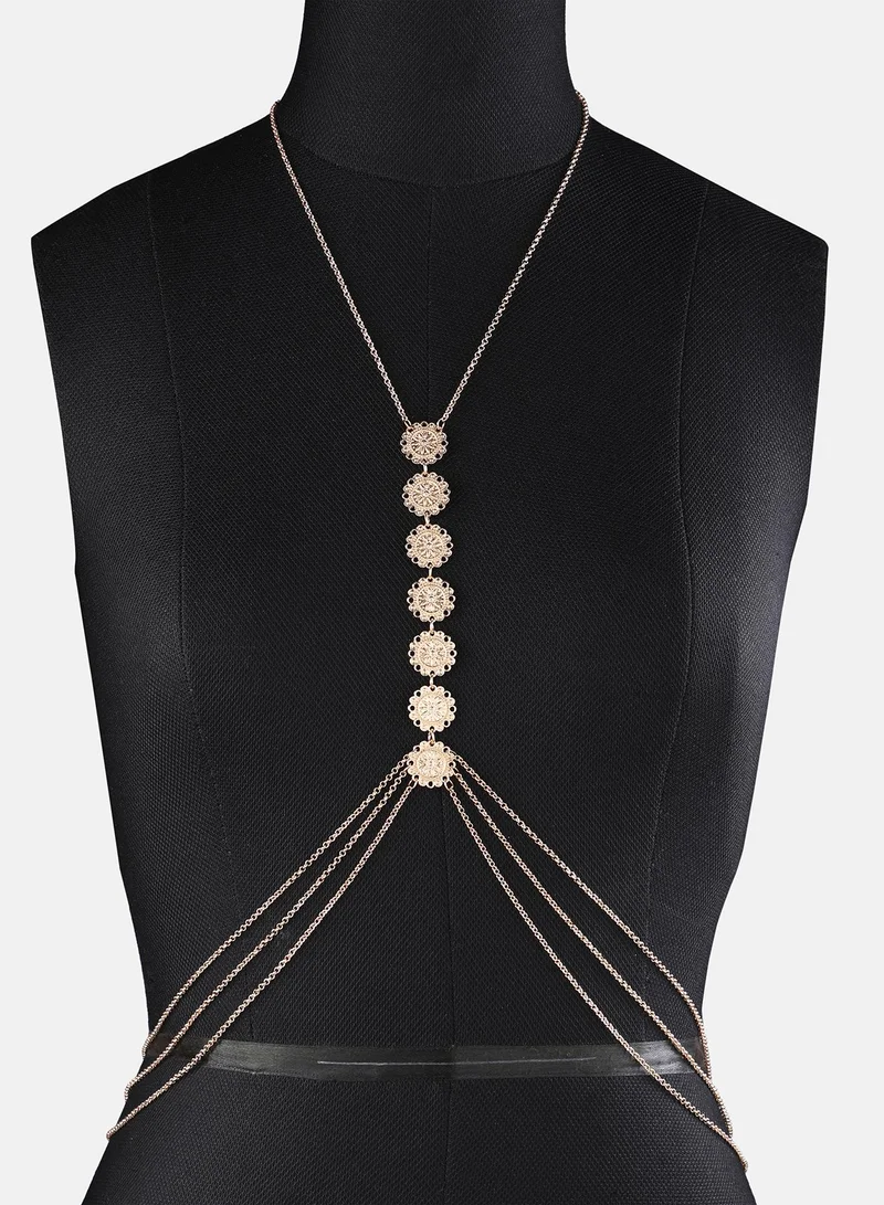 SOHI Regalia Artificial Body Chain Jewellery