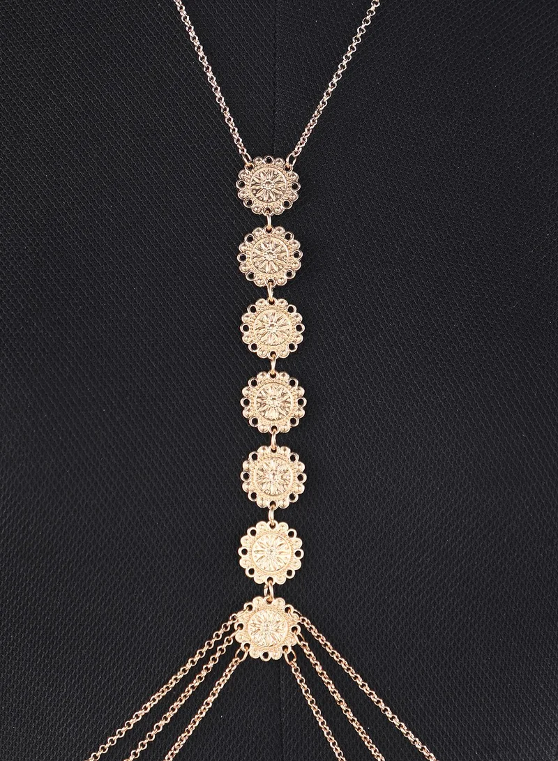SOHI Regalia Artificial Body Chain Jewellery