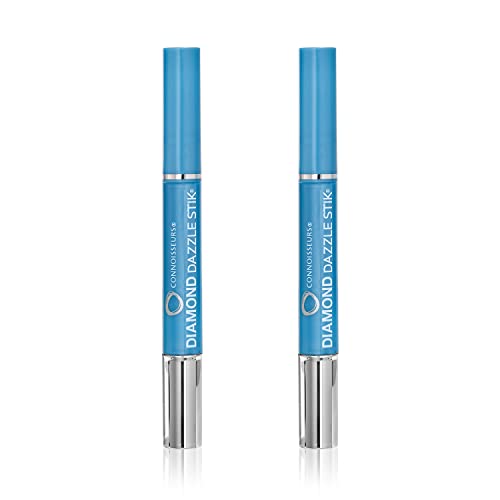 CONNOISSEURS Diamond Dazzle Stik for Rings, Earrings, and Bracelets - 2 Pack - Portable Jewelry Cleaner Solution Pen - Reduces Appearance of Fine Scratches and Removes Dirt - Image 1